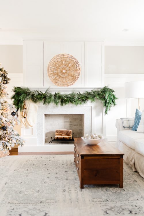Step by Step Guide to Hanging Garland on a Mantel