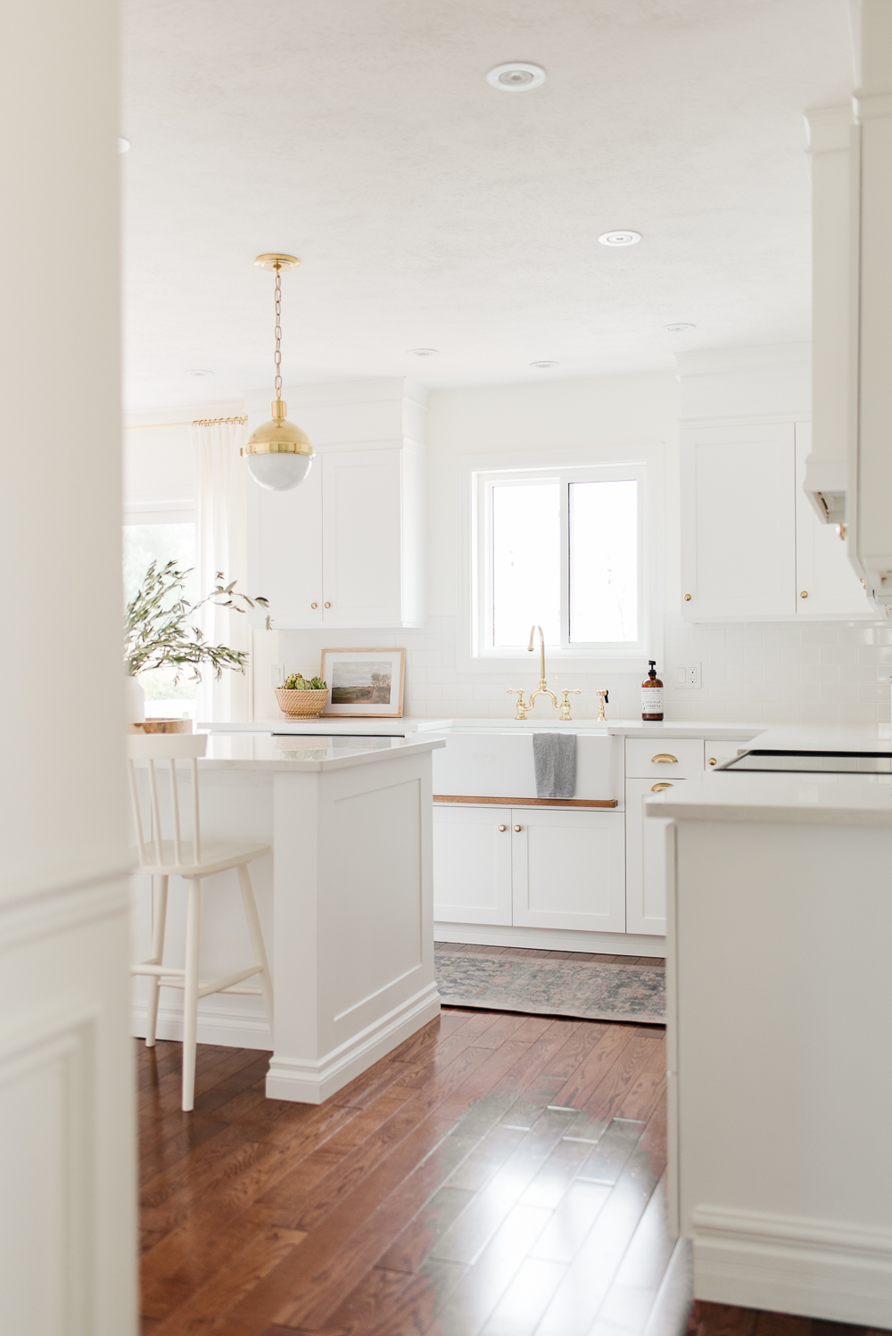 Our Timeless White and Gold Kitchen Reveal