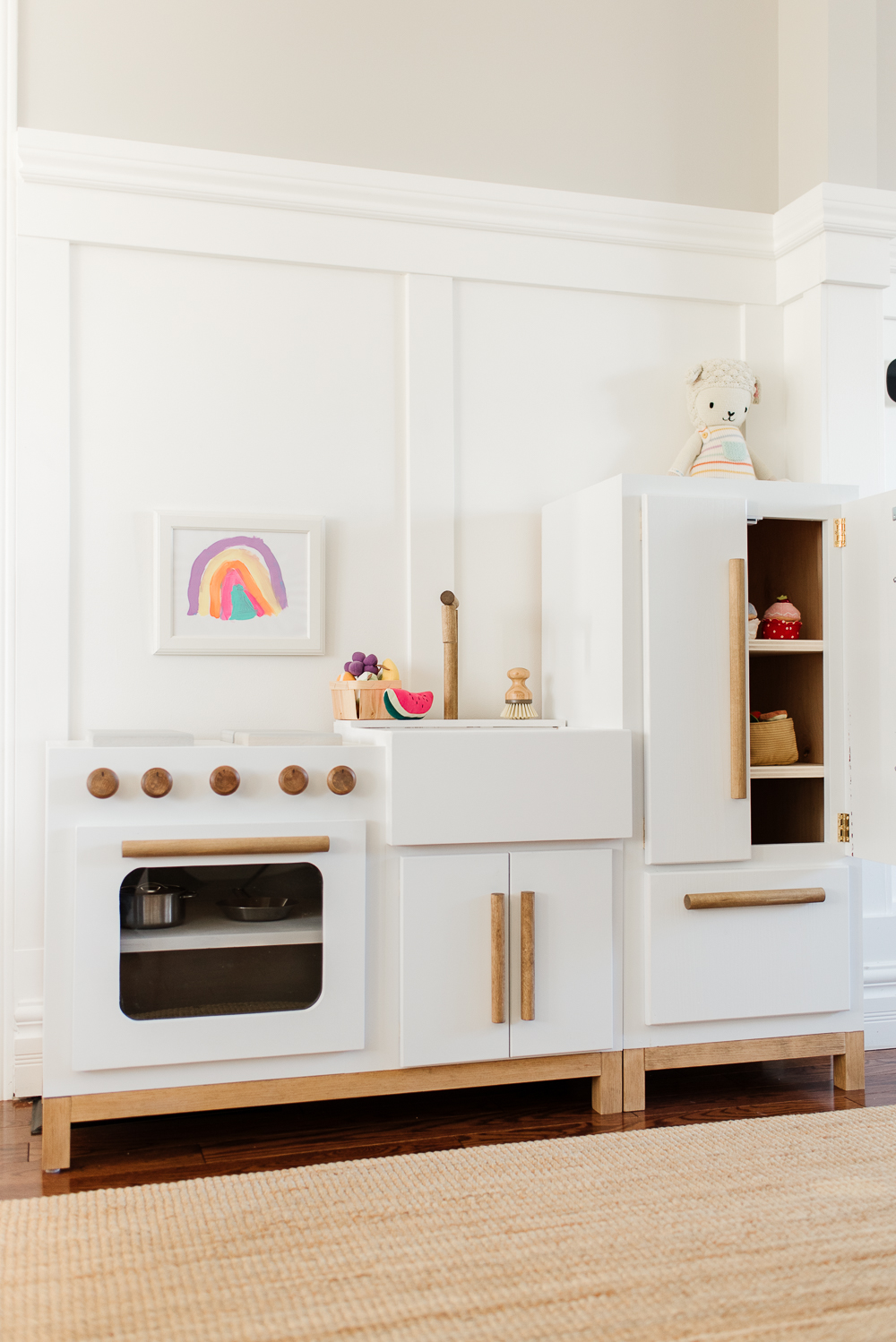 Modern Play Kitchen Stove and Oven