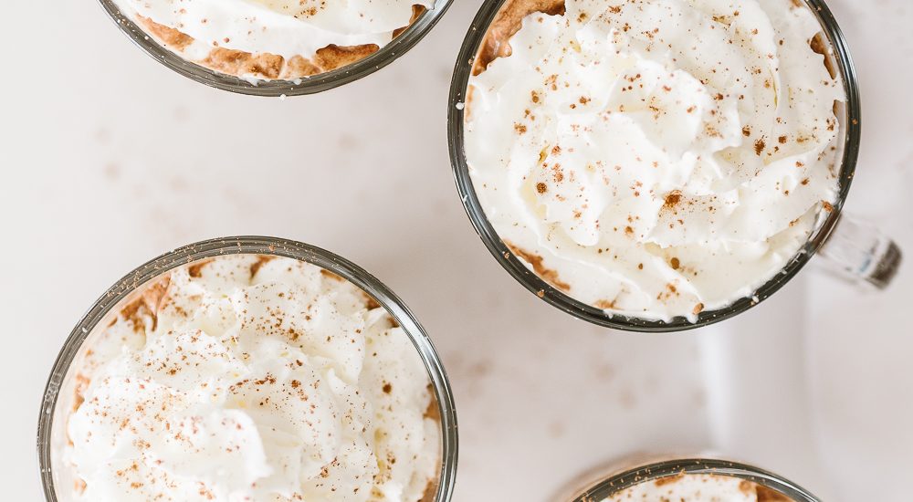 Gingerbread Hot Chocolate with Whipped Cream