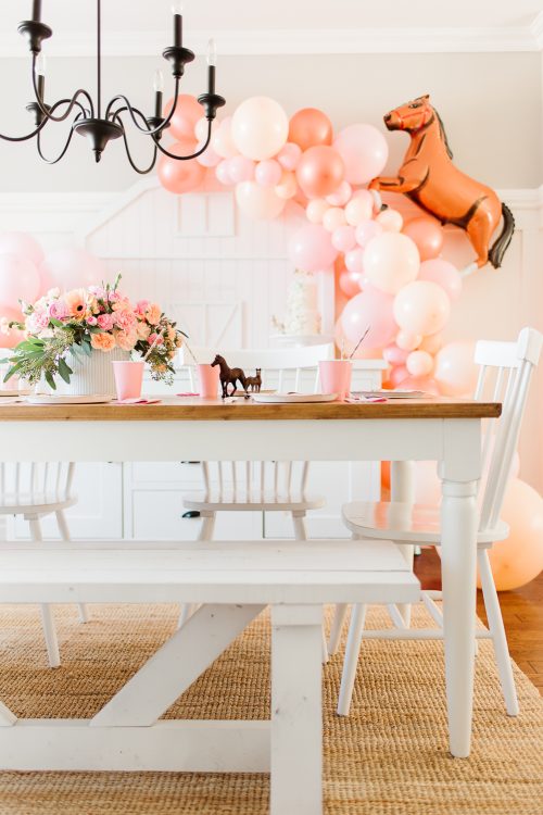 A Horse Birthday Party for our Little Equestrian