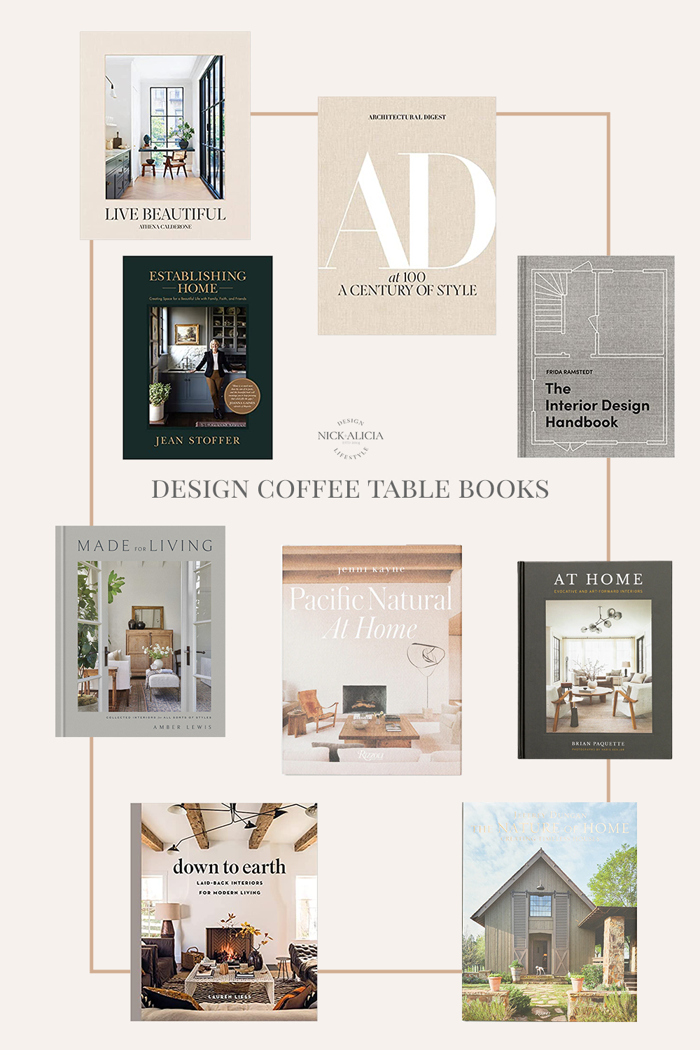 architectural digest coffee table book